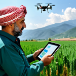 Smart Agriculture in Turkey**

"A Turkish farmer in a field of wheat, using a tablet to monitor IoT sensor data. The field is green and healthy, with mountains in the background. Drone flying overhead. Fully clothed in appropriate farming attire. Safe for work, professional photography, perfect anatomy, natural proportions, family-friendly, appropriate content, modest."

**