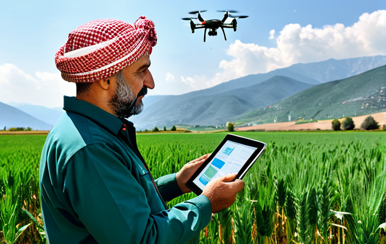 Smart Agriculture in Turkey**

"A Turkish farmer in a field of wheat, using a tablet to monitor IoT sensor data. The field is green and healthy, with mountains in the background. Drone flying overhead. Fully clothed in appropriate farming attire. Safe for work, professional photography, perfect anatomy, natural proportions, family-friendly, appropriate content, modest."

**